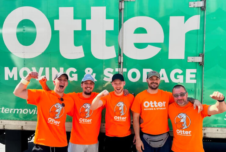 Otter Moving & Storage Crew During Summer