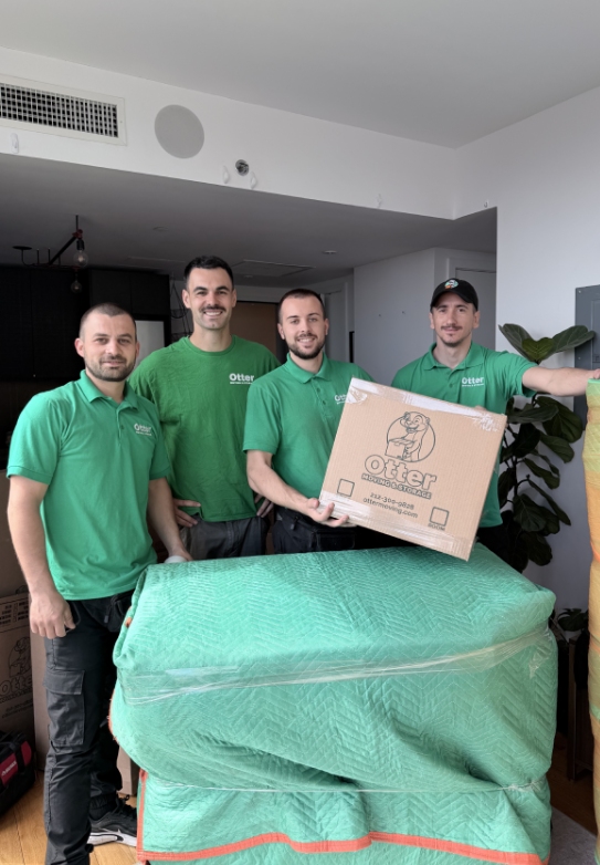 Otter Moving crew handling short-term storage